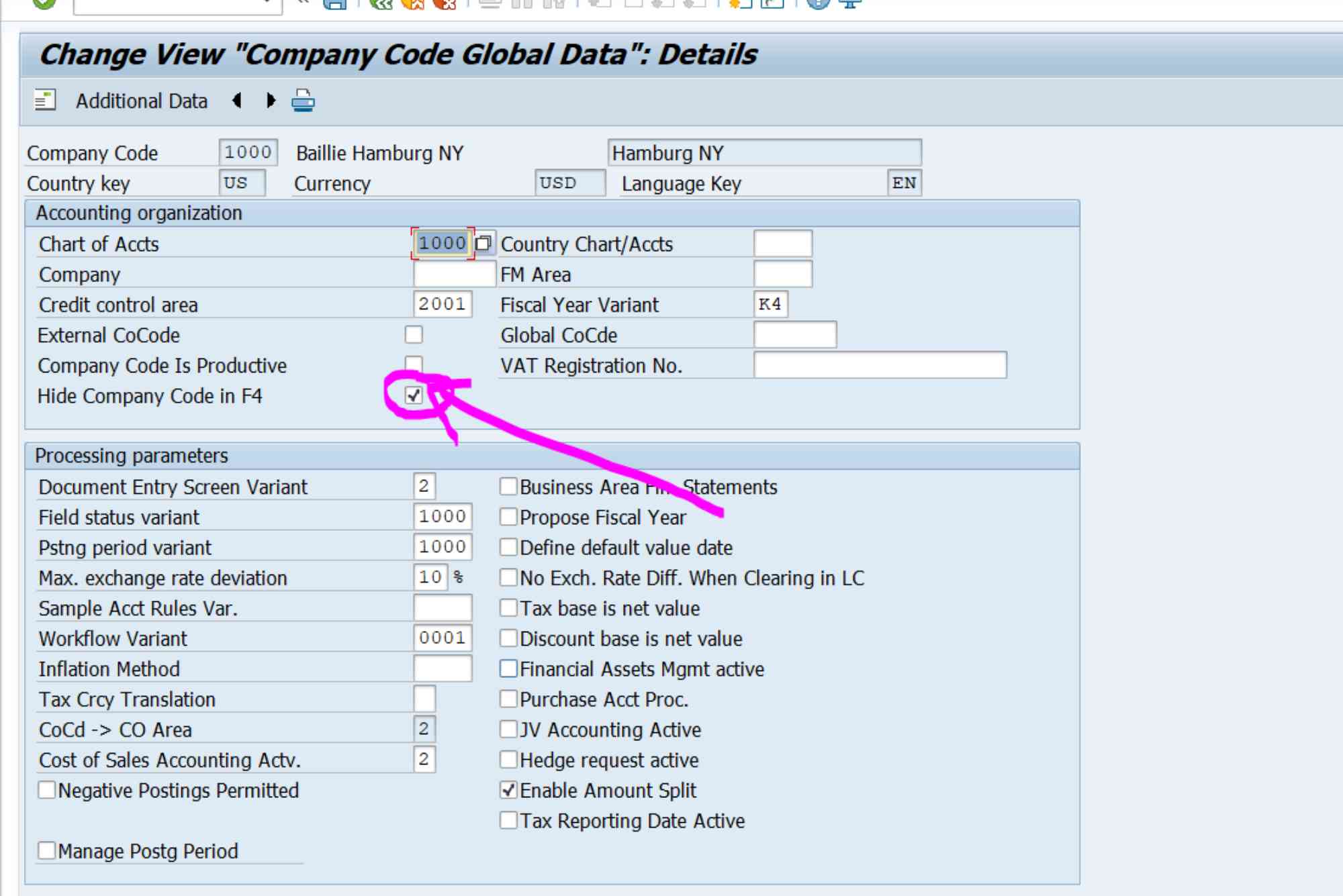 Company Code