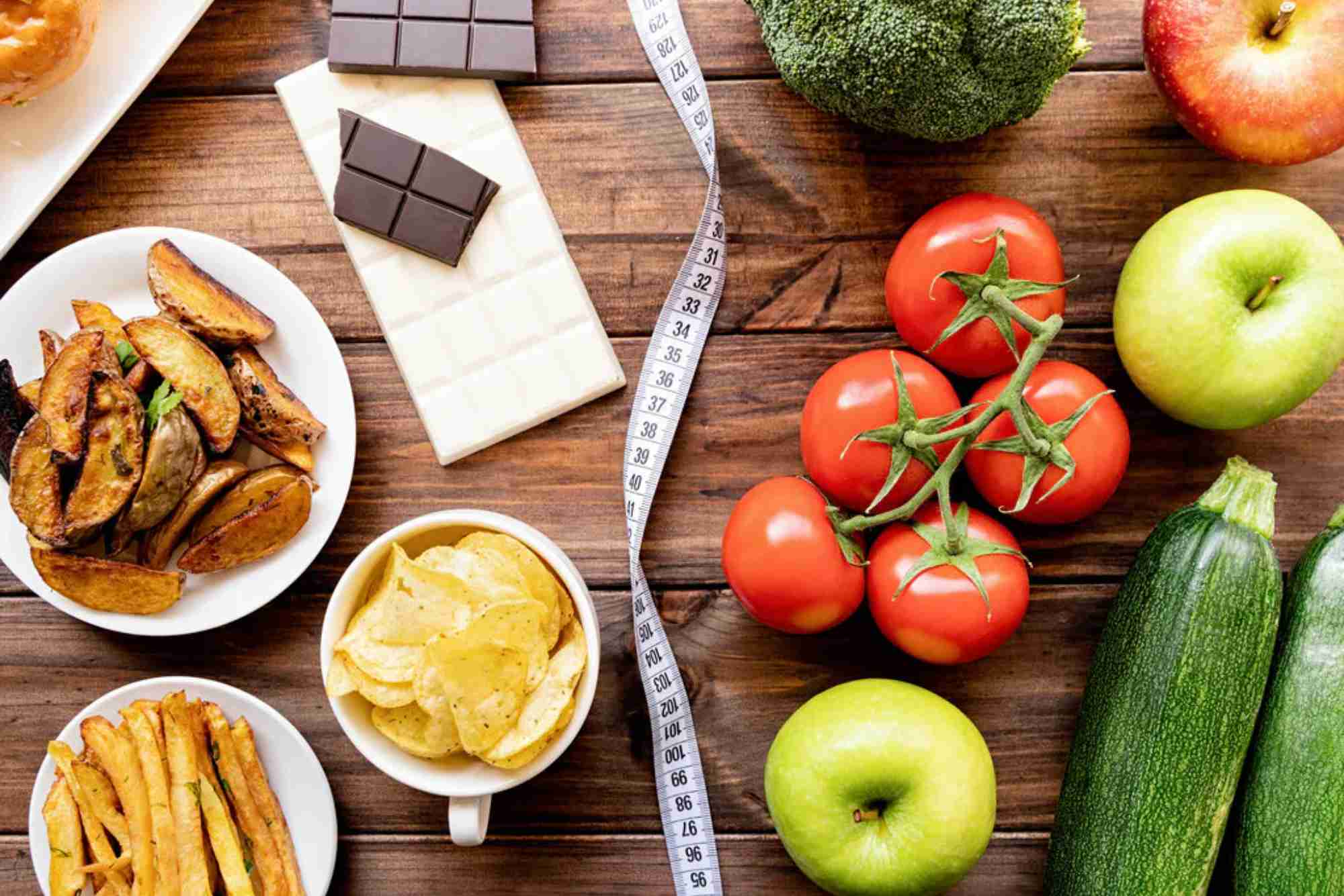 Healthy And Unhealthy Food Pictures PDF