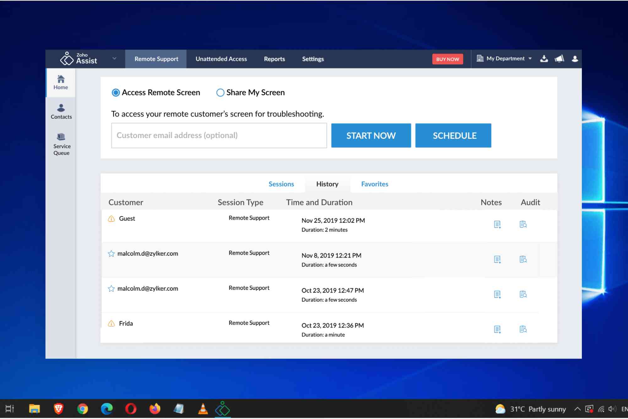 All Remote Desktop Software List