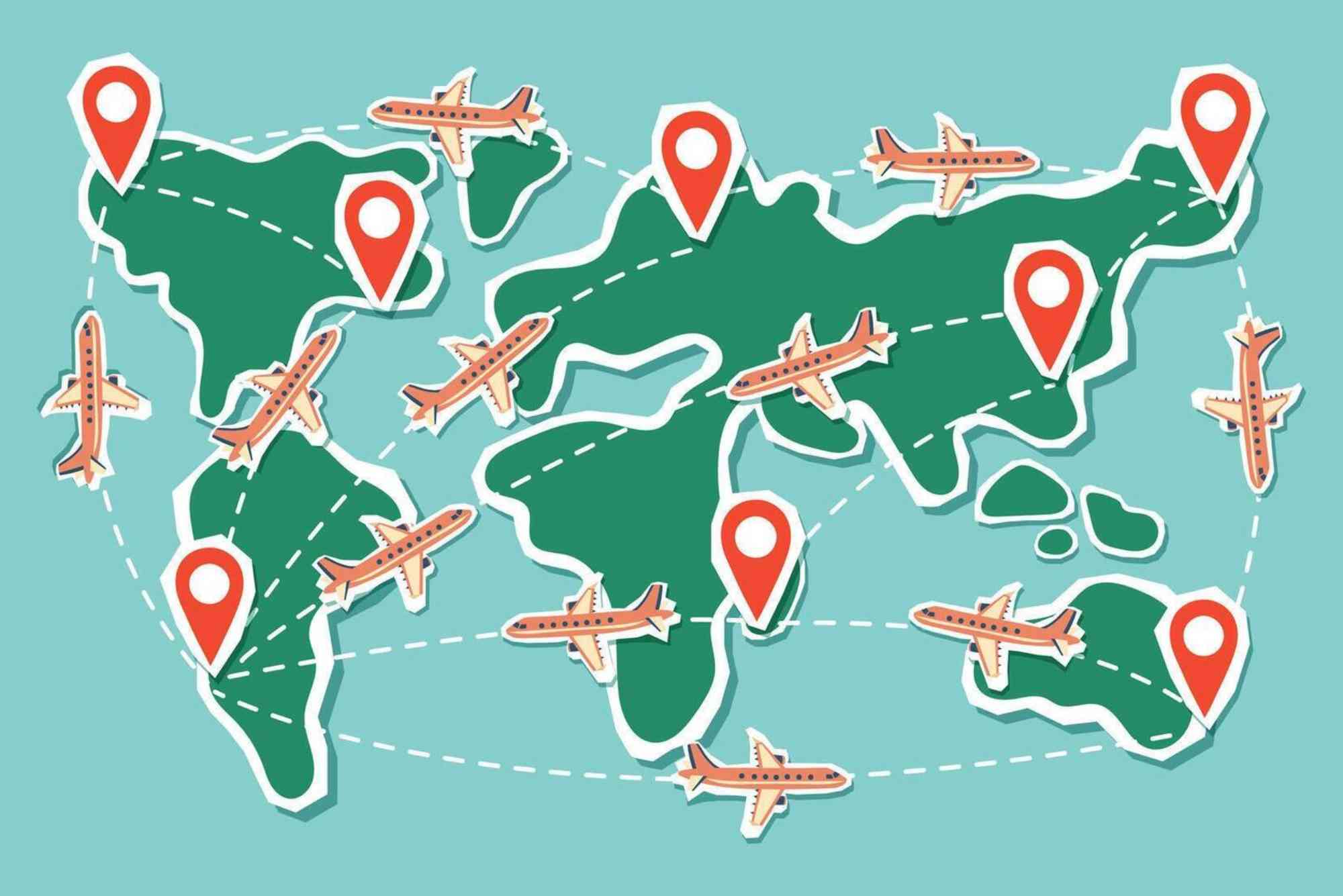travel destination map
